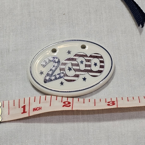 Longaberger Basket Tie-On #35483 - 'All American' - 1999 - Picture 2 of 8